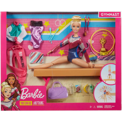 BARBIE YOU CAN BE GYMNAST DOLL PLAYSET