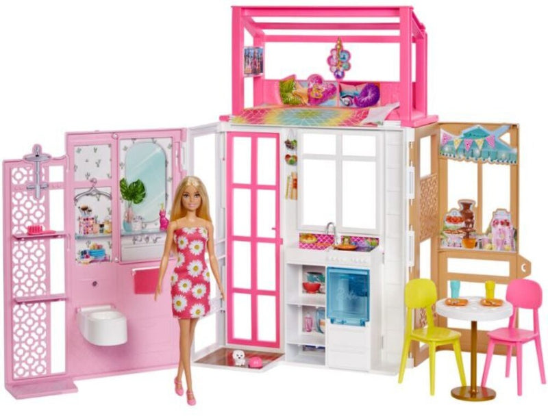 BARBIE HOUSE WITH DOLL