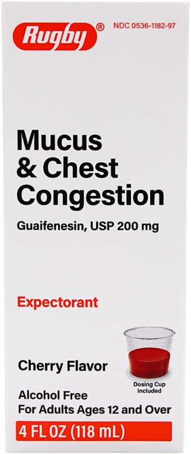 GUAIFENESIN MUCUS CHEST CONGESTION SYRUP