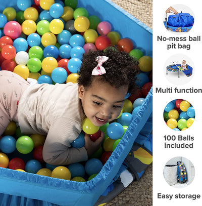 TODDLER TRAMPOLINE WITH BALL PIT