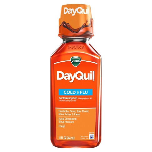 DAYQUIL LIQUID COLD&FLU 12OZ