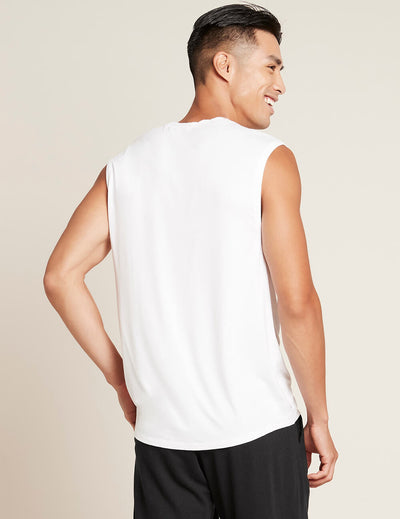 MEN'S ACTIVE MUSCLE TEE WHITE