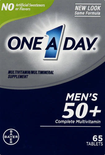 ONE A DAY 50+ ADVANTAGE MULTIVITAMIN MEN 65CT