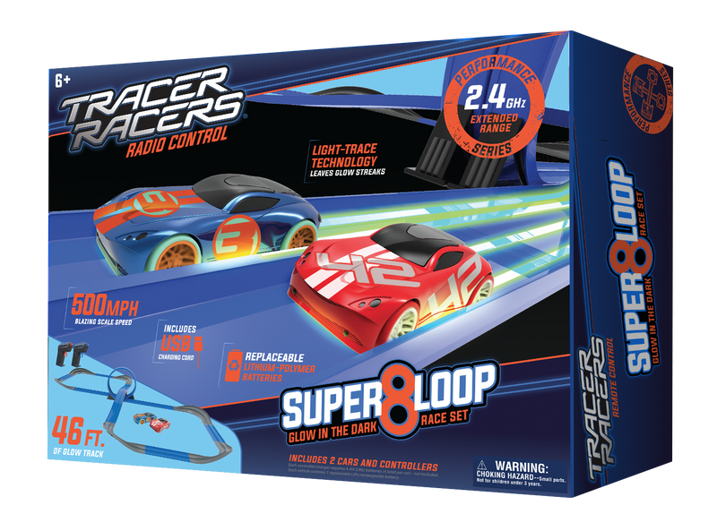 TRACER RACER RC - SUPER 8 LOOP SET 2.4 GHZ RADIO CONTROL